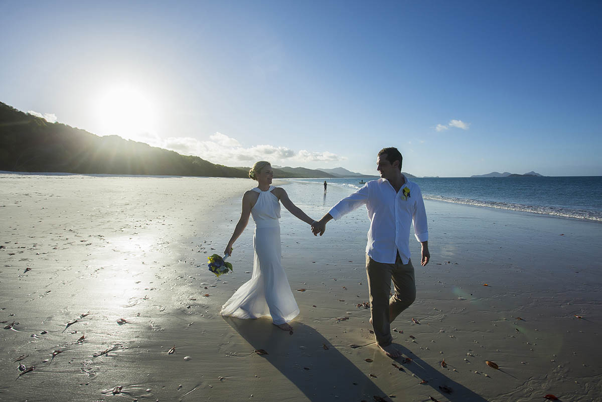 whitehaven beach wedding