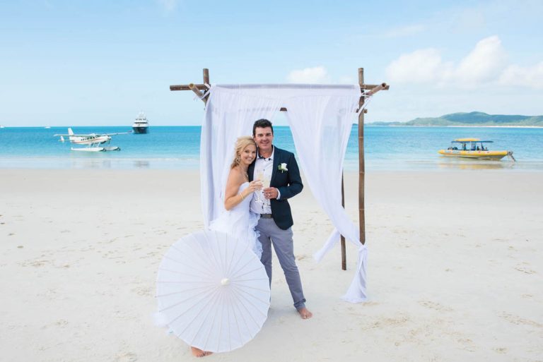 whitehaven beach wedding